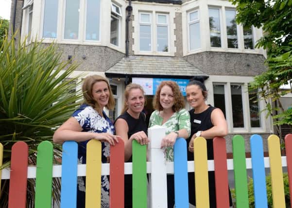 Peek A Boo Nursery, Cleveleys (L-R) Owner Sarah Bellamy, Area Manager Nikola Stott, HR Claire Black and Nursery Manager Claire Traynor.