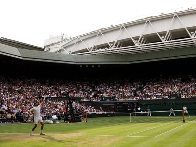 Wimbledon is right around the corner, beginning at SW19 on July 1 2024; but for those who missed out on tickets during the public ballot, how much will it cost you for seats on Center Court or Court One? (Credit: Clive Brunskill/Getty Images)