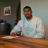 Ashley Fletcher signed for Blackpool last week 