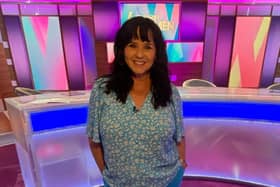 Coleen Nolan, pictured on the set of Loose Women, is releasing a new book. Credit: @coleen_nolan on Instagram