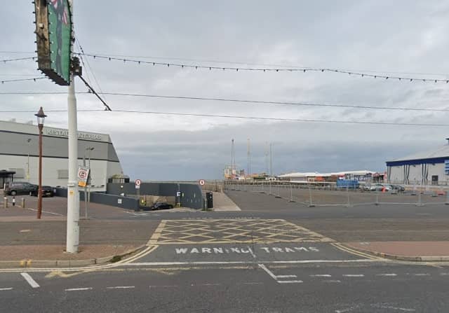 The site which is up for grabs on South Prom (picture from Google)