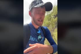 TikTok star and expert mountain climber Paul Arnott, 29, has joined the search for missing Jay Slater in Tenerife. Credit: Paul Arnott @downtherapids