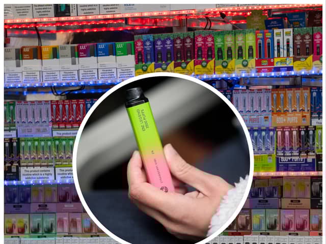 These are the illegal vapes hot spots across the UK. (Photo:  Carl Court/Getty Images, Christopher Furlong/Getty Images)