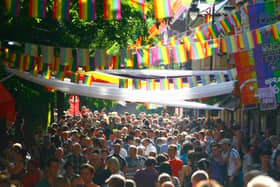 A consultation is set to be held on plans to create a Gay Village in Blackpool like elsewhere in the North. Pictured is Manchester Gay Village during Pride weekend. Photo: Nathan Cox/Getty Images