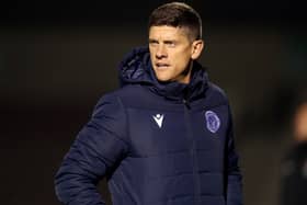 Stevenage manager, former MK Dons striker, Alex Revell. 