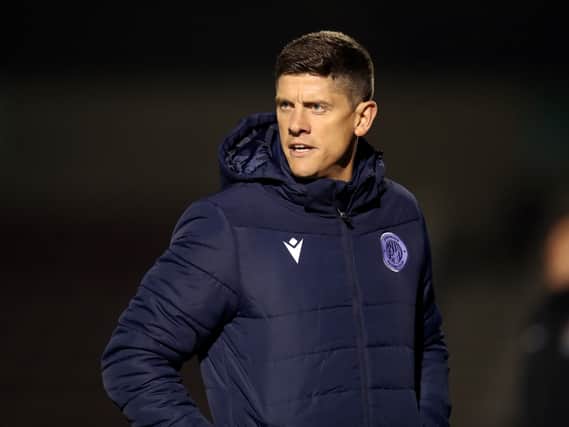 Stevenage manager, former MK Dons striker, Alex Revell.