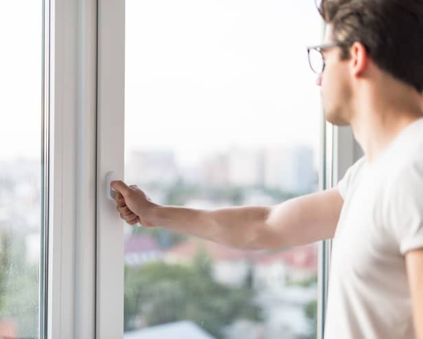 Keep your home cool by closing windows.