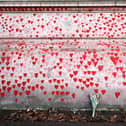 The Covid Memorial Wall in London.