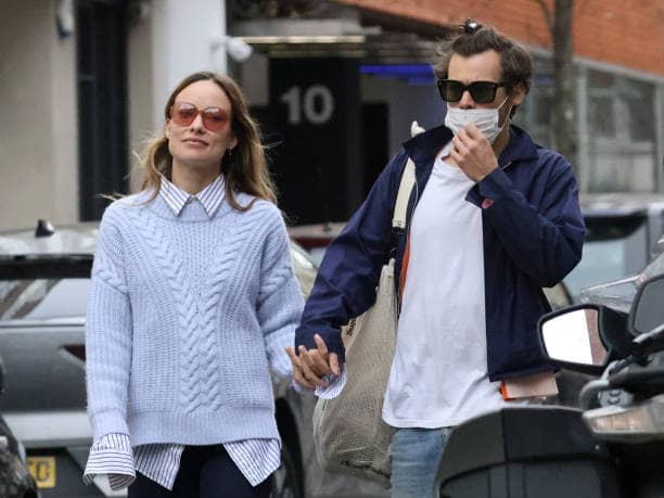 Harry Styles and Olivia Wilde seen in London (Pic:Getty)