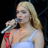 Lorde performs on the Pyramid Stage during day five of Glastonbury Festival at Worthy Farm, Pilton on June 26, 2022 in Glastonbury, England. (Photo by Kate Green/Getty Images)