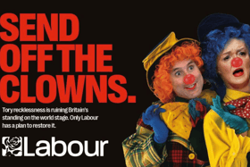 One of the four posters created by The Labour Party (Photo: The Labour Party) 