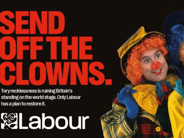 One of the four posters created by The Labour Party (Photo: The Labour Party) 