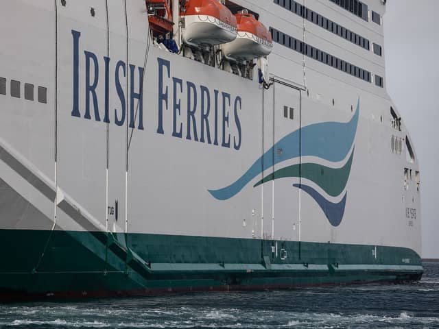 A Dover to Calais Irish Ferries passenger vessel carrying almost 200 people was rescued after fire broke out.