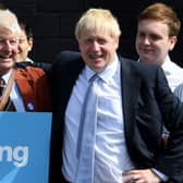 Boris Johnson and his father Stanley