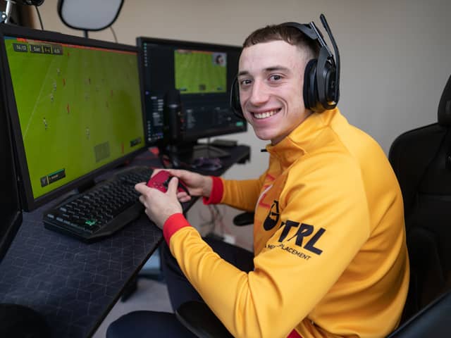 Alex Shaw, 24 of Derby who plays FIFA for a living 