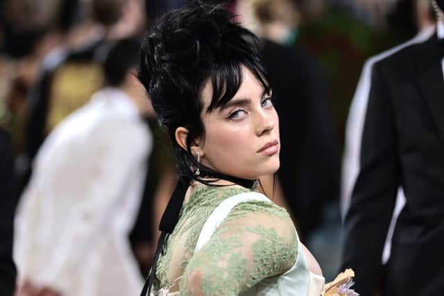 Billie Eilish is leading climate change event at O2 in London (Photo by Jamie McCarthy/Getty Images)