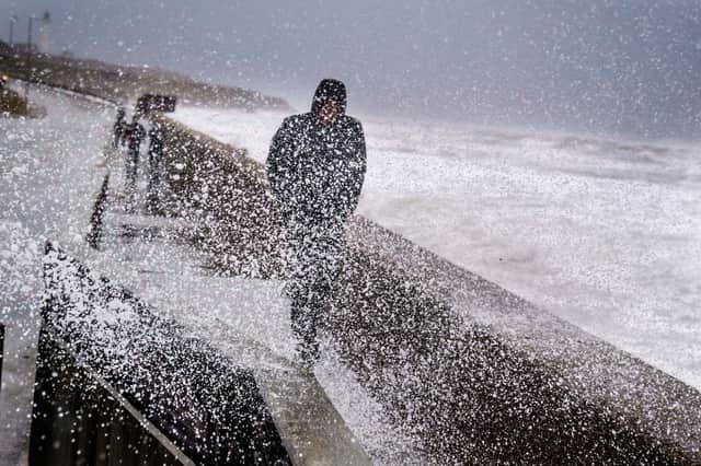 Storm Malik brought gusts of 147mph to the UK (image: Ritzau Scanpix/AFP/Getty Images)