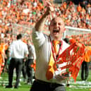 Ian Holloway won promotion to the Premier League with Blackpool in 2010. He was also manager of Saturday's opponents Bristol Rovers. (AFP via Getty Images)
