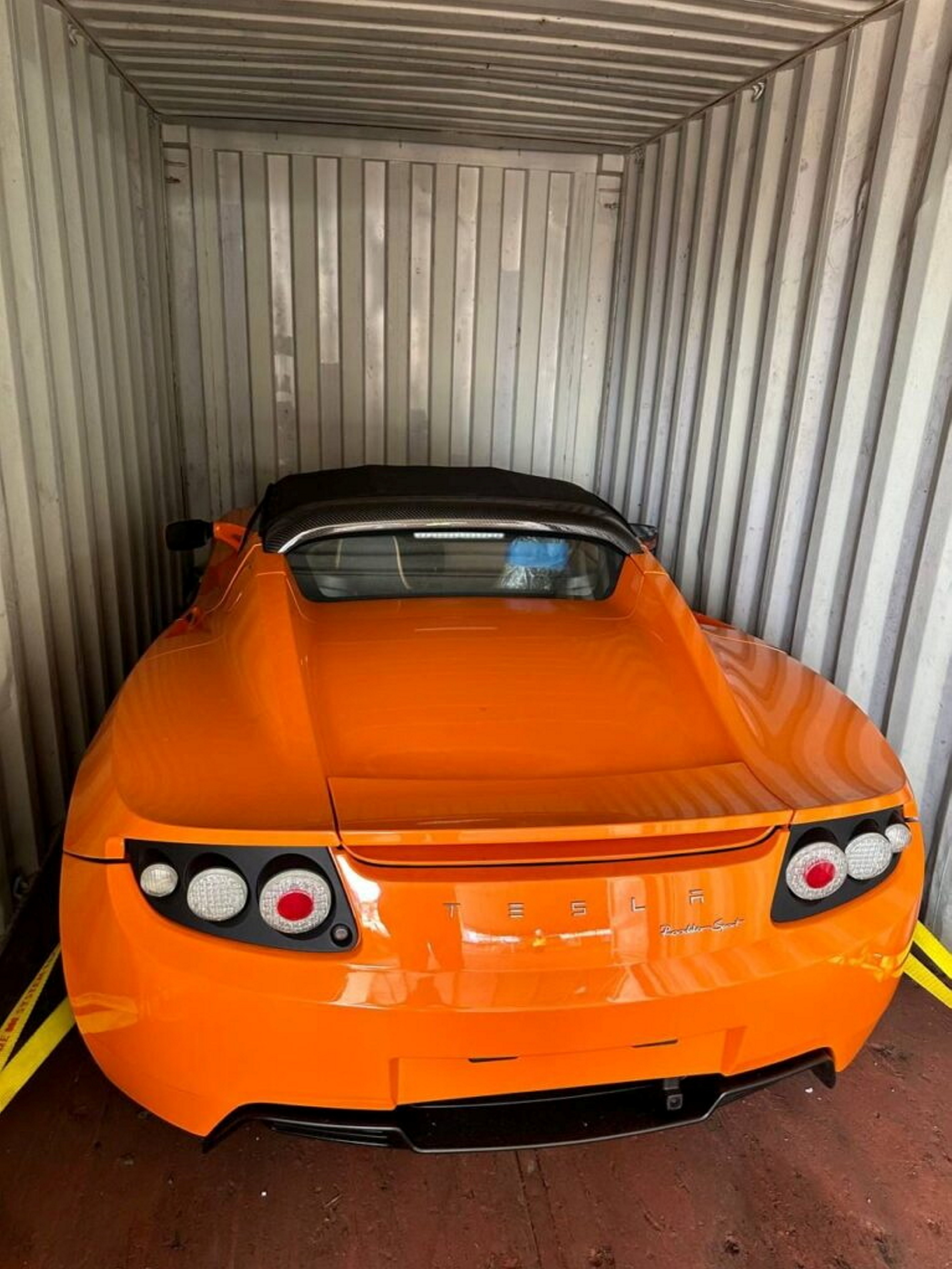Untouched 2010 Teslas discovered in shipping crate up for sale
