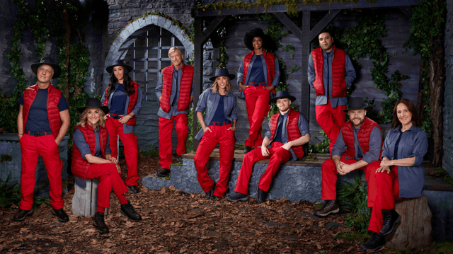 The 2021 cast of I'm a Celebrity Get Me Out Of Here. (Credit: ITV)