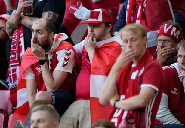 Fans were visibly distressed by the scenes (Getty Images)