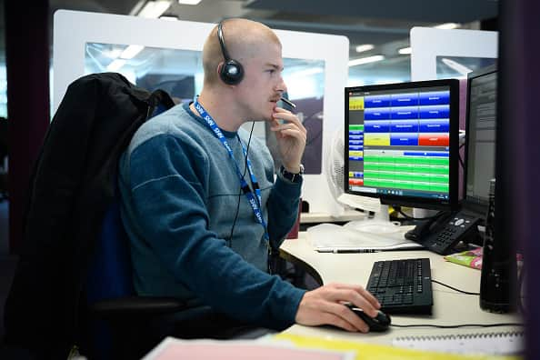 Ofcom has launched an investigation into BT after a nationwide disruption to emergency call services over the weekend.  (Photo by Leon Neal - Pool/Getty Images)