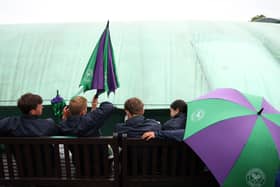 Sporting events across the county have been disruputed by heavy wind and rain