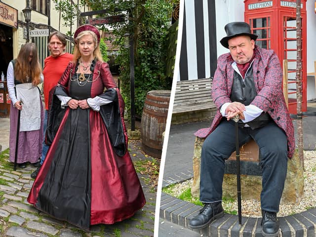 Married couple Janet and John Ford, who own Tudor World, are at loggerheads with Joe Rukin, who runs Sinister Stratford ghost tours.