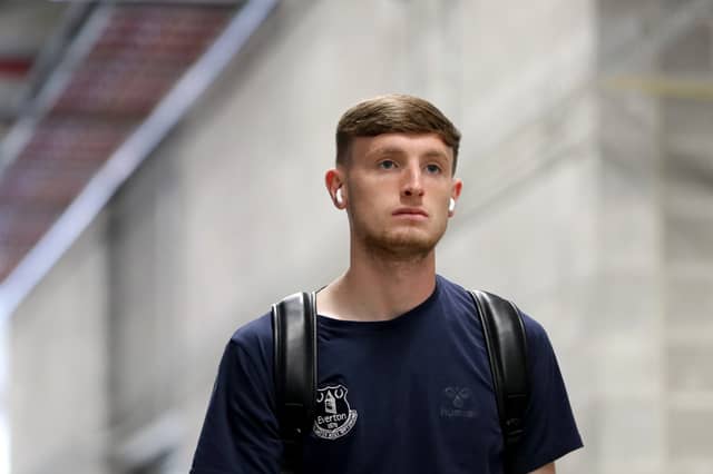 Shrewsbury Town loan signing Joe Anderson.