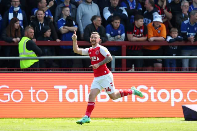Fleetwood Town striker Jack Marriott.
