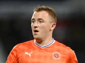 Blackpool striker Shayne Lavery.  