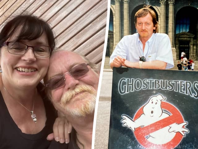 David Drew, 68, says he has seen spirits all his life and met now-wife Jane Drew, 59, at one of his clairvoyant shows in Blackpool.