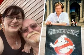 David Drew, 68, says he has seen spirits all his life and met now-wife Jane Drew, 59, at one of his clairvoyant shows in Blackpool.
