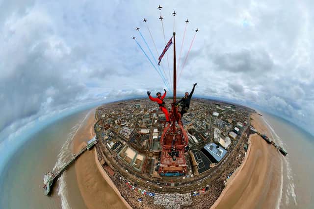 Top of the tower selfie