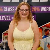 Blackpool and the Fylde College student Abigail Singleton celebrates exam success