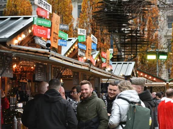 Manchester Christmas Markets 2021 Credit: David Hurst/JPI