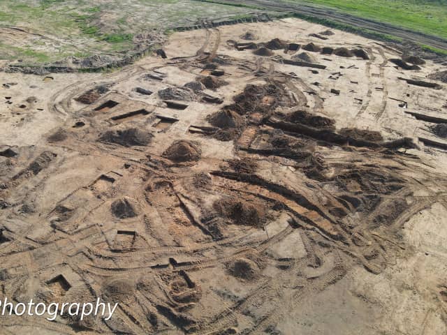 A 'significant' Iron Age settlement has been found at Bourne Hill, Thornton - picture Take Air Photography