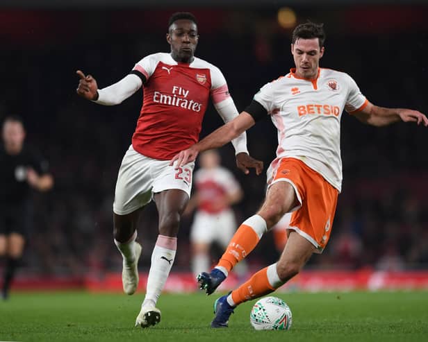 Ex-Blackpool defender Ben Heneghan has joined local rivals Fleetwood Town. (Photo by David Price/Arsenal FC via Getty Images)