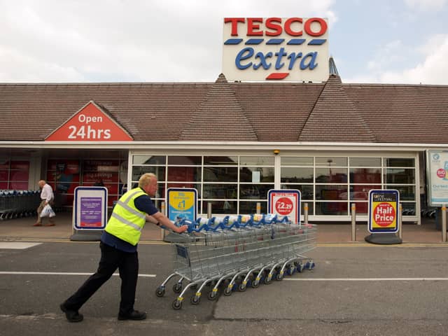 Tesco’s sales increase as shoppers ‘switch from premium retailers’. (Photo: Getty Images) 