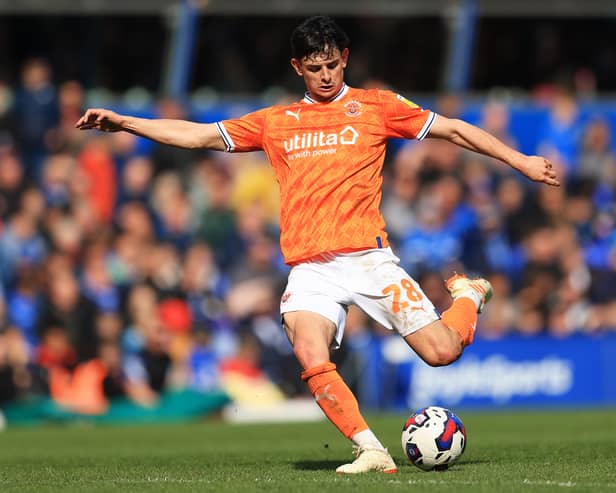 Charlie Patino was on loan at Blackpool last season. He looks set to leave Arsenal this summer. (Image: Getty Images)