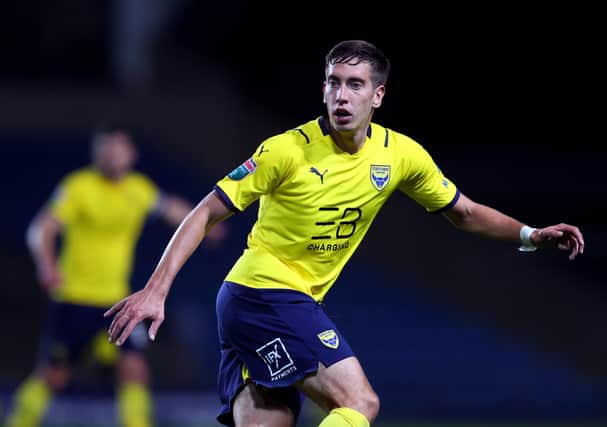 Alex Gorrin is back at Oxford United - despite being released in the summer. (Photo by Catherine Ivill/Getty Images)