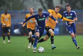 Harrison Dunk is one of several players out injured for Cambridge United. Blackpool face a team with up to eight players out. (Image: Getty Images)