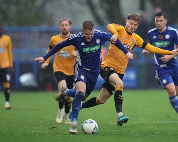 Harrison Dunk is one of several players out injured for Cambridge United. Blackpool face a team with up to eight players out. (Image: Getty Images)