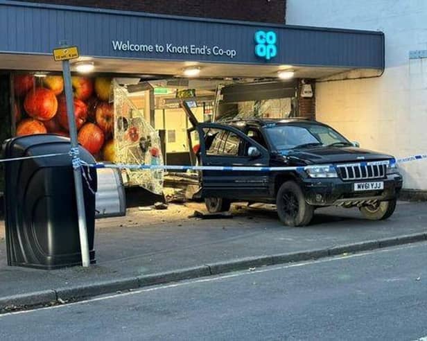 Thieves crashed trck into Co-op during ram raid