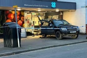 Thieves crashed trck into Co-op during ram raid