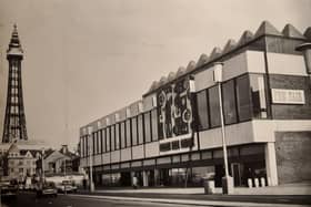 February 1969. This photo shows Blackpool Central Beach new development - the Golden Mile Arcade