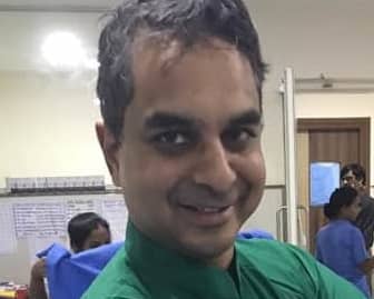 Surgeon Amal Bose at Blackpool Victoria Hospital