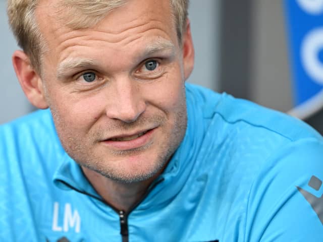 Oxford United manager Liam Manning