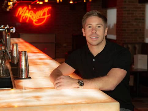 Alex Huckerby, the owner of Marvin's Bars