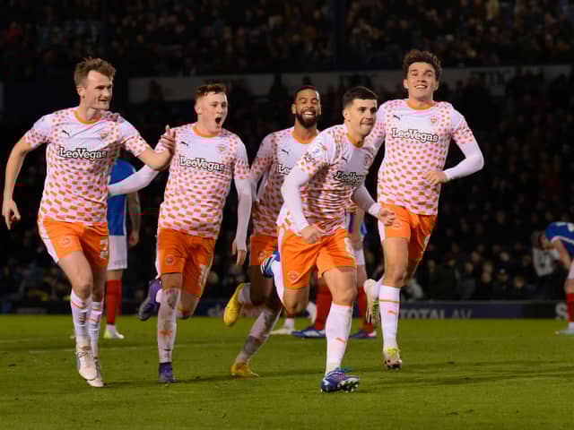 Blackpool had plenty of reasons to enjoy their trip to Portsmouth on Saturday